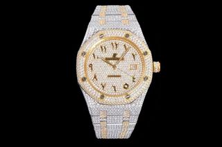Audemars Piguet Royal Oak icedout Bustdown Moissante Superclone Quality Replica 1:1 Best Factory