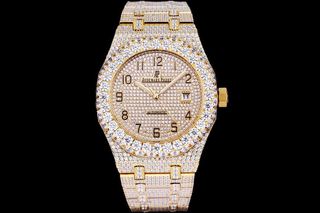 Audemars Piguet Royal Oak icedout Bustdown Moissante Superclone Quality Replica 1:1 Best Factory
