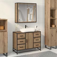 Σετ Επίπλων Μπάνιου 2 τμχ. Artisan Oak 80 x 33 x 60 εκ 3402430