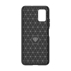Carbon Case silicone case for Nokia C300 - black-thumb-3