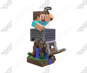 Cable Guys - Minecraft Steve R.E.S.T / PlayStation 5