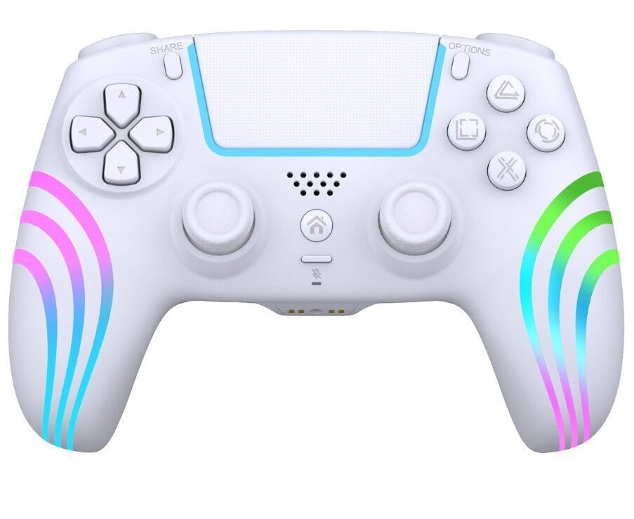 Deep Explorer Wireless Controller White PS4 / PS3 / PC / PlayStation 4