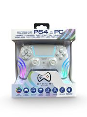 Deep Explorer Wireless Controller White PS4 / PS3 / PC / PlayStation 4-thumb-3