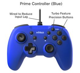 Nyko Prime Wired Controller - Blue For Switch / PlayStation 5-thumb-4