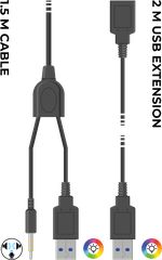 Subsonic Headset All Platforms + Led MULTI / PlayStation 5-thumb-3