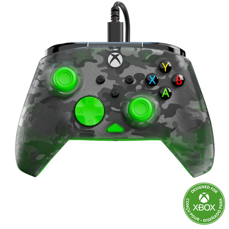 Turtle Beach® Rematch™ Core – Ghost Black Camo/Green / Xbox Series X