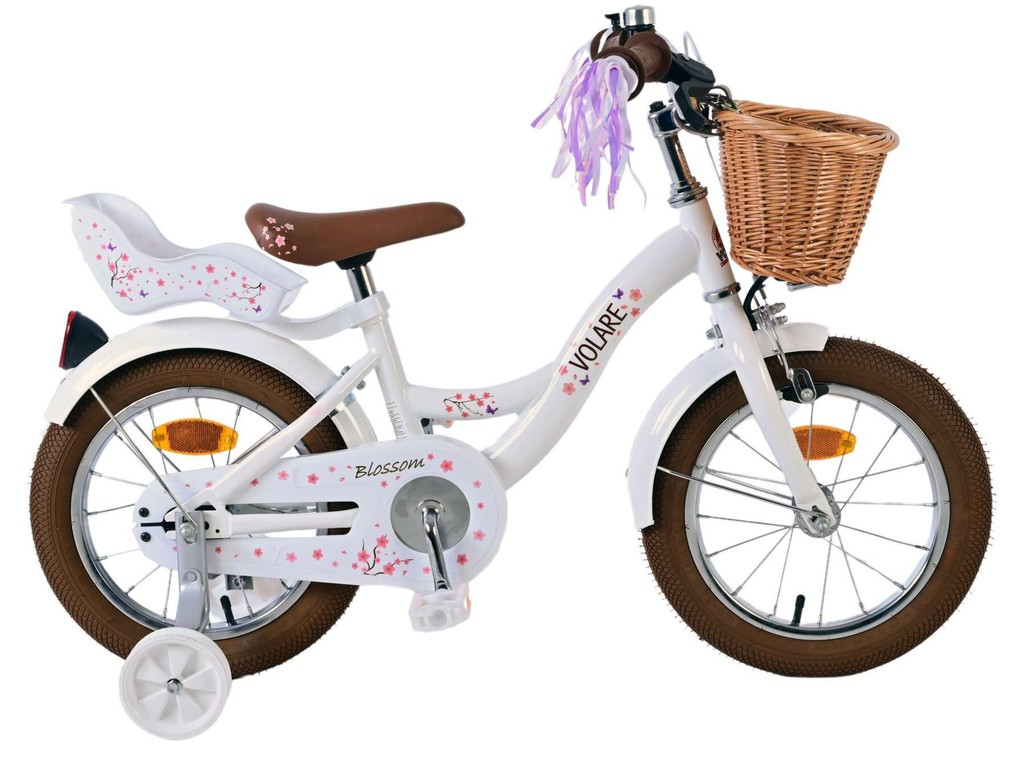 Volare - Children's Bicycle 14 - Blossom White (51496) / Toys