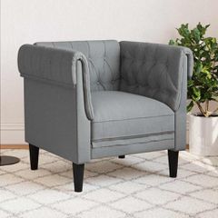 Καναπές Ανοιχτό γκρι 78,5 x 74,5 x 74,5 εκατοστά Πολυεστέρας 42013004