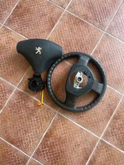 PEUGEOT 107 ΑΕΡΟΣΑΚΟΣ, ΤΙΜΟΝΙ, ΣΠΙΡΑΛ ΚΟΜΠΛΕ-thumb-1