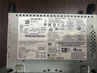 Ράδιο/ ραδιόφωνο  VW GOLF VII  5G6035869C μαζι με το πλαίσιο του-thumb-1