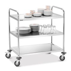 INOXWEB 2026-Trolley σερβιρίσματος 3 επιπέδων A300073 | TS301