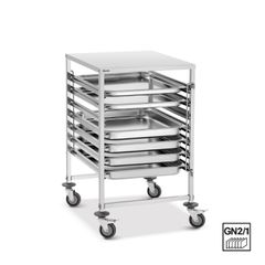 INOXWEB 2025-Trolley 7 θέσεων GN 2/1 300093