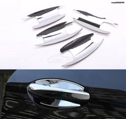 ΣΕΤ 4X ΝΙΚΕΛ ΔΙΑΚΟΣΜΗΤΙΚΕΣ ΧΟΥΦΤΕΣ ΓΙΑ MERCEDES GLC X253 (2016-2021) / E-CLASS W213 (2016-2021) / C-CLASS W205 (2016-2021)