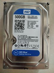 3,5" WD5000AAKX σκληρός δίσκος 500 GB 7200 rpm Cache 16 MB hard disk hdd western digital