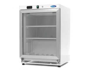 INOXWEB 2026-Καταψύκτης με 1 γυάλινη πόρτα 200L λευκό MAX-09405007