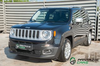 Jeep Renegade 2018 Limited 1.6MTJ 120HP 6ΤΑΧΥΤΟ CLIMA ΟΘΟΝΗ NAVI ΔΕΡΜΑ