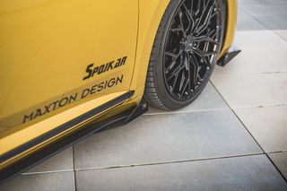 Φτεράκια προφυλακτήρα Maxton Design Volkswagen Arteon R-Line - Μαύρο Γυαλιστερό - (VWAR1RLINECNC-SF1G)