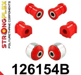Σινεμπλοκ Πολυουρεθάνης Strongflex Εμπρός Άξονα - Mitsubishi Colt MK6 - Z30 (2004-2012) / Smart Forfour MK1 - 454 - (2004-2006)  - 6 Τμχ. - (126154B)