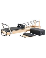 Εξοπλισμός γυμναστικής για το σπίτι VEVOR Foldable Pilates Reformer Wooden Pilates Machine