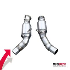 Alfa Romeo Giulia/Stelvio Quadrifoglio Custom De-Cat/Sport-Cat Downpipe 2.9 V6 BiTurbo