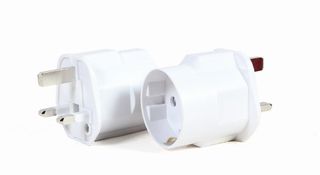 Gembird A-AC-EUFUKM-01 AC power adapter, EU Schuko socket to UK plug, 13 A