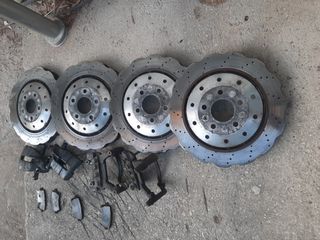 AUDI A4 S4 B6 B7  σετ δισκόπλακες και ΠΙΣΩ δαγκάνες