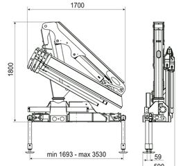 Γερανοί Palfinger 2025 HC60A4K (170cm ΠΛΑΤΟΣ) ΕΤΟΙΜΟΠΑΡΑΔΟΤΟ ***TruckCrane***-thumb-2