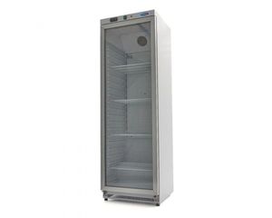 INOXWEB 2027-Ψυγείο 400L Λευκό με γυάλινη πόρτα MAX-09405018