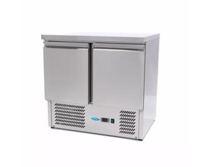 INOXWEB 2027-Ψυγείο πάγκος συντήρηση 2 πόρτες 90χ70χ88 MAX-09400420