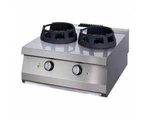 INOXWEB 2026-Μαγειρείο Wok βαρέως τύπου διπλό αερίου MAX-09396006