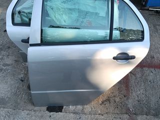 ΠΟΡΤΑ ΠΙΣΩ ΑΡΙΣΤΕΡΑ ΑΣΗΜΙ ΧΡΩΜΑΤΟΣ SKODA FABIA 1 (SEDAN ΚΑΙ 5πορτο) 99-07