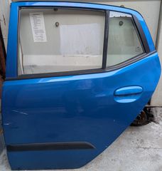 ΠΟΡΤΑ ΠΙΣΩ ΑΡΙΣΤΕΡΑ HYUNDAI I10 I PA 2007-2015 5 ΘΥΡΟ ΜΠΛΕ