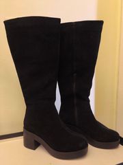 Μπότες Sixtyseven Suede Black