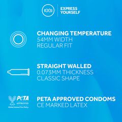 EXS Warming Condoms 144pcs
