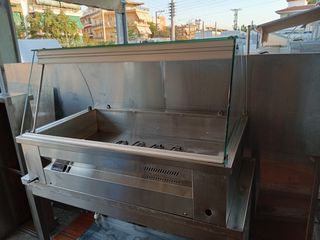 Μπαιν Μαρί Επιτραπέζια INOX Τριών Θέσεων 1.06/63/70 Σέ Άριστη Κατάσταση