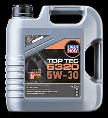 STELLANTIS  LIQUIMOLY ΣΥΝΘΕΤΙΚΟ ΛΑΔΙ ΚΙΝΗΤΗΡΑ TOP TEC 6320 5W30 4L   PSA  1.2T ΒΕΝΖΙΝΗ  1.5Τ  DIESEL ΟΛΑ ΤΑ ΜΟΤΕΡ