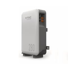 Επιτοίχια IP65 Μπαταρία Λιθίου LV V-TAC VT-48280-W2 51.2V 280Ah 14.33kWh με BMS