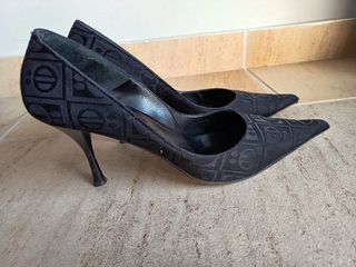 Γόβα high heels Mila Schon (Καλογήρου - Kalogirou) στιλέτο 37,5 - πραγματικό / ακριβές νούμερο 38,5 - ΠΟΛΥ ΚΑΛΗ ΚΑΤΆΣΤΑΣΗ-thumb-1