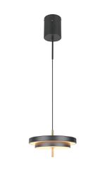 Φωτιστικό Κρεμαστό Trio Lighting KEATON 340219180 Μαύρο Ματ (Black Mat) και Χρυσό Χρώμα (Gold Coloured) 2300+3000+4000K