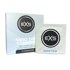 Προφυλακτικά EXS Nano Thin 3τεμ-thumb-2