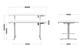 Electric desk MA-Leader 7.6 White-thumb-4