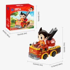 ASTRO BOY - Fire Engine - Building block-thumb-2