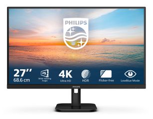 Philips 27E1N1800A/00 computer monitor 68.6 cm (27") 3840 x 2160 pixels 4K Ultra HD LED Black
