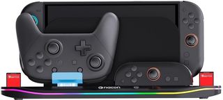 Nacon - Charging Station XL til Nintendo Switch II – Oplad 4 Joy-Con / Nintendo Switch 2