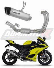 Dominator Ολόσωμη Εξάτμιση 2-1 HP6 Titanium/Carbon End Yamaha YZF R9 2025 Με Σιγαστήρα