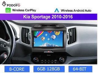 KIA Sportage (2010-2016) Οθόνη 9" Android 13 | 6GB RAM +128GB ROM | Ασύρματο CarPlay & Aσύρματο Android Auto | GPS, WiFi, DSP