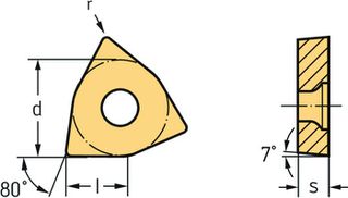WALTER – Πλακίδια Τόρνου WCGT040204-PM2 WK1