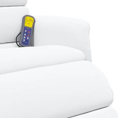 Ανακλινόμενη πολυθρόνα Λευκό PU 42018590-thumb-7