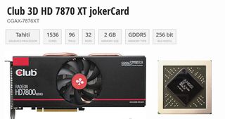 Club 3D HD 7870 XT jokerCard