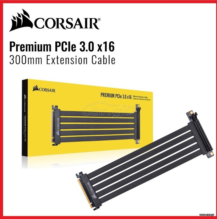 Corsair Premium PCIe 3.0 x16 Riser Cable 0.3m